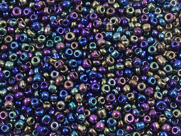 Perles de rocailles 2 mm - Multicolore opaque - 20g