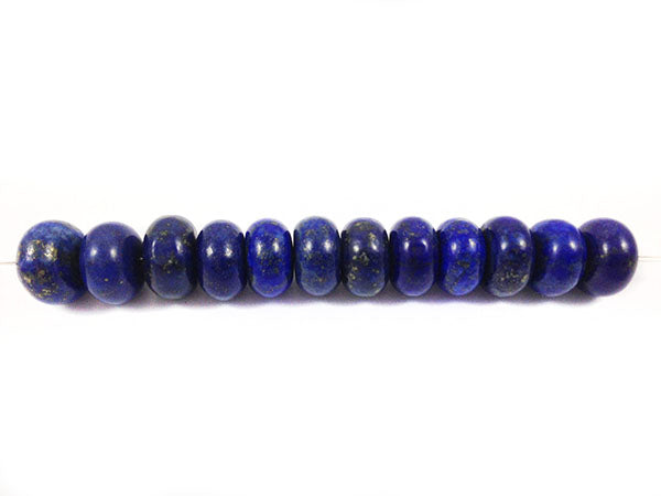 Lapis Lazuli - Perles rondes plates - 10,5 mm - x 4 Ma Boutique de Perles