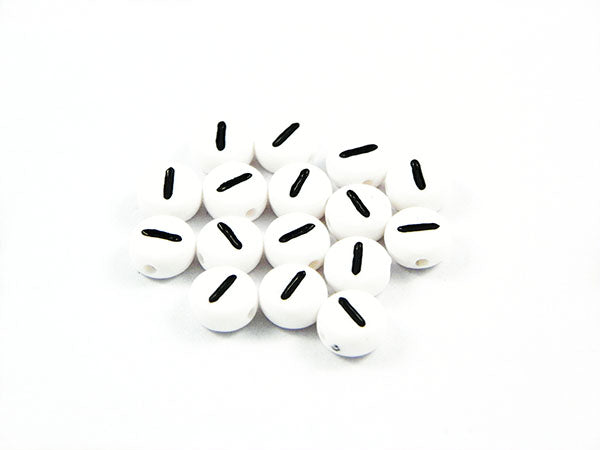 Perle lettre I - 7 mm - x 5 Ma Boutique de Perles