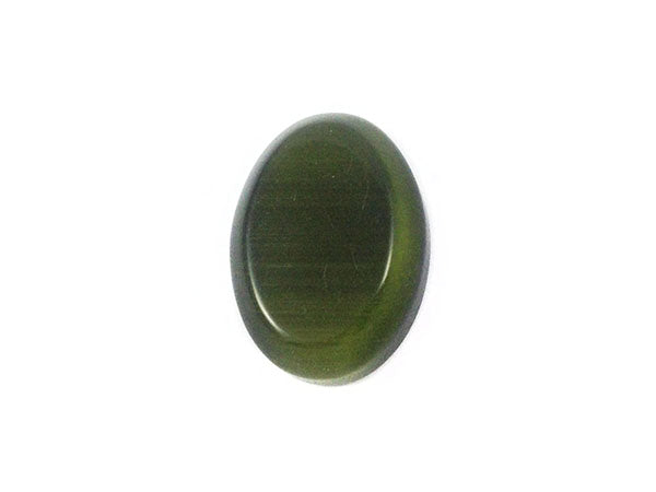 Cabochon palet ovale biseauté - Vert - 25 x 18 mm - x 1 Ma Boutique de Perles