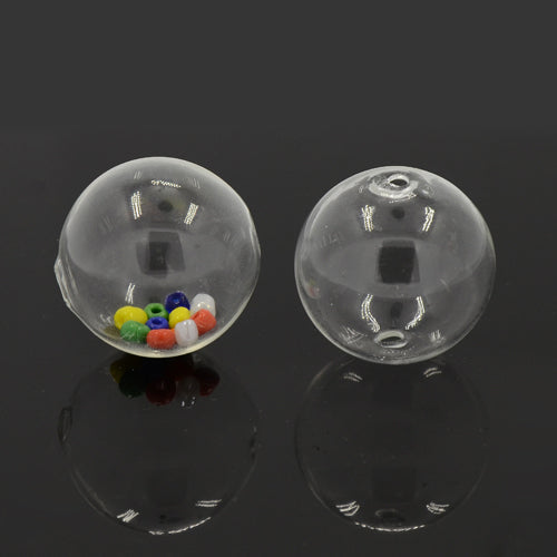 Boule en verre transparent à remplir - 30 mm - x 1