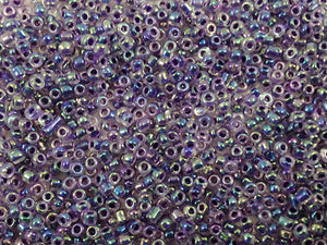 Perles de rocailles 12/0 - Multicolore irisé - 20g