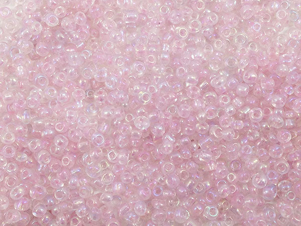 Perles de rocailles 12/0 - Corail irisé - 20g  Ma Boutique de Perles