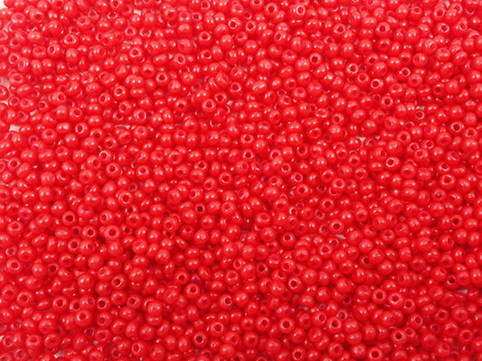 Perles de rocailles 2 mm - Rouge opaque - 20g  Ma Boutique de Perles