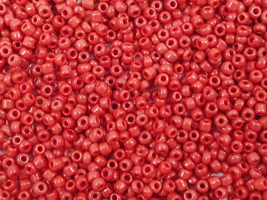 Perles de rocailles 2 mm - Rouge cramoisi opaque - 20g  Ma Boutique de Perles