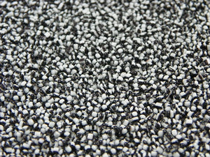 Perles de rocailles 2 mm - Bicolore blanc noir - 20g