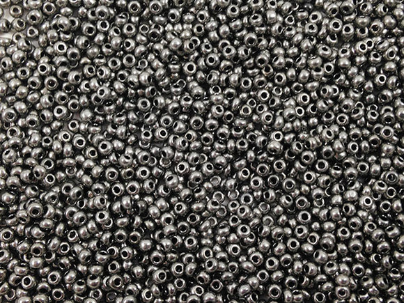 Perles de rocailles 2 mm - Argenté irisé - 20g
