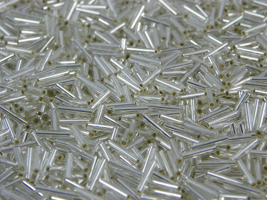 Bugles 9,5 mm - Argent - 10g  Ma Boutique de Perles