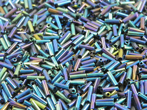 Bugles 6 mm - Multicolore irisé - 15g