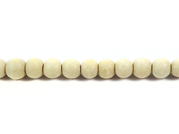 Perles en bois - Blanc mat - 4 mm - x 50  Ma Boutique de Perles