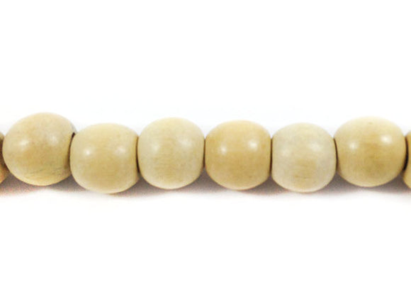 Perles en bois - Naturel mat - 8 mm - x 10