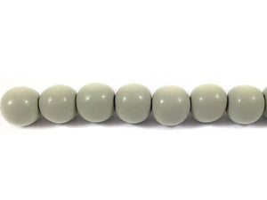 Perles en bois - Gris brillant - 10 mm - x 10