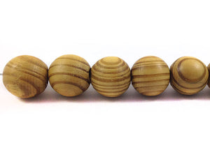 Perles en bois 16 mm - Bois naturel - x 20