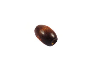 Olives en bois - Marron - 12 x 8 mm - x 10