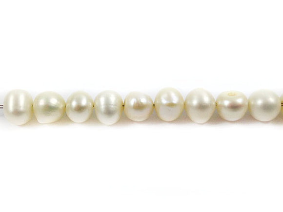 Perles d'eau douce - Grade A - 6 mm - x 10