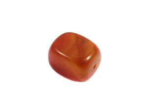 Agate rouge - Perle parallélépipède - 15 mm - x 1