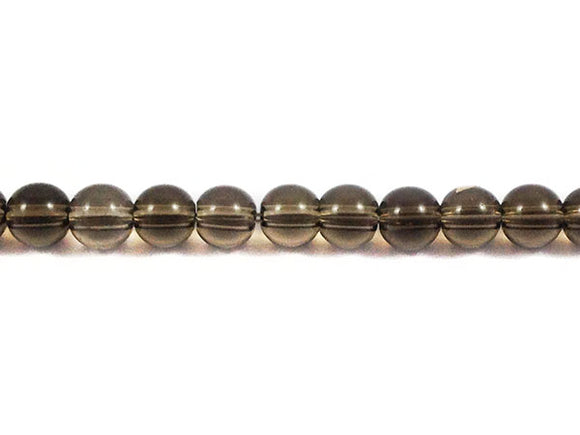 Quartz fumé - Perles rondes - 4 mm - x 15