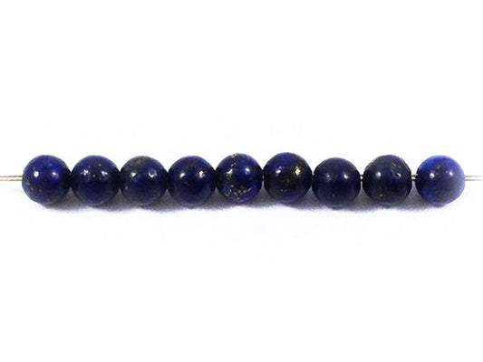 Lapis Lazuli - Perles rondes - 4 mm - x 15  Ma Boutique de Perles
