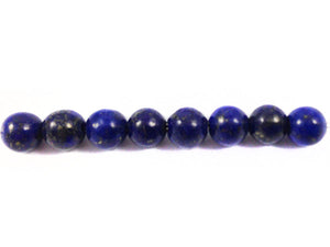 Lapis Lazuli - Perles rondes - 6 mm - x 10