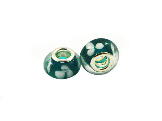 Perle européenne - Vert - x 1  Ma Boutique de Perles