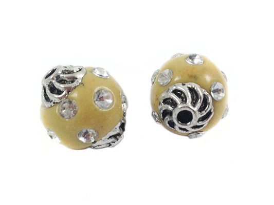 Perle d'Indonésie - Beige - 16 x 12 mm - x 1  Ma Boutique de Perles