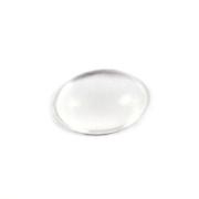 Cabochon loupe ovale transparent - 18 x 13 mm - x 1