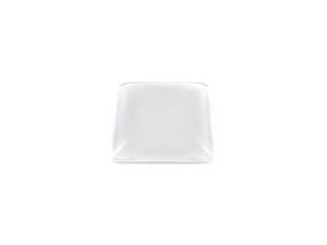 Cabochon loupe carré transparent - 20 mm - x 1