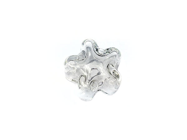 Cabochon en verre  transparent  à remplir - Fleur - 21 x 10 mm - x 1  Ma Boutique de Perles