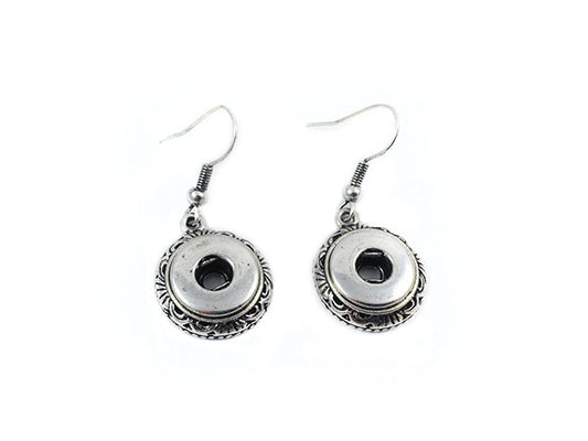 Armatures de boucles d'oreilles pour boutons-pression - x 2  Ma Boutique de Perles