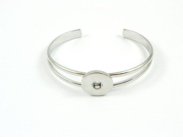 Bracelet rigide pour bouton-pression - x 1  Ma Boutique de Perles