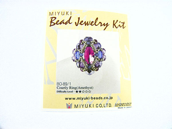 Bague Miyuki Courtly - Kit - x1  Ma Boutique de Perles
