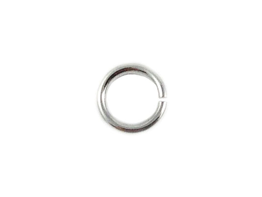Anneaux ouverts - Laiton argenté - 5 mm - x 40  Ma Boutique de Perles