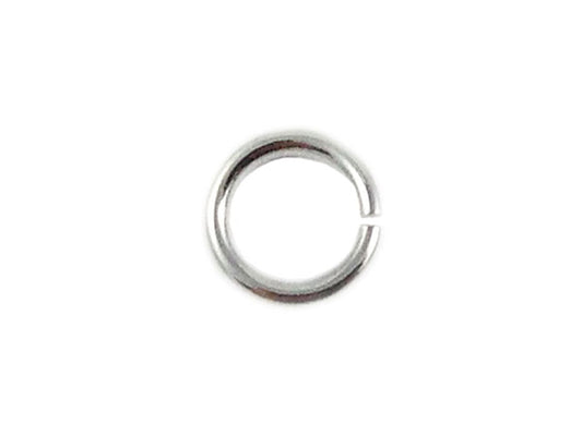 Anneaux ouverts - Laiton argenté - 6 mm - x 40  Ma Boutique de Perles