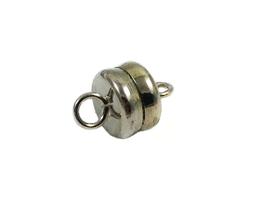 Fermoir aimanté  - Couleur argent vieilli - 10x6 mm - x 1  Ma Boutique de Perles