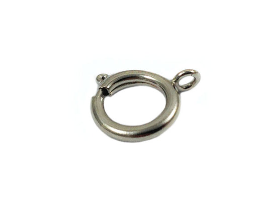 Fermoir à ressort - Argenté - 12 mm - x 1  Ma Boutique de Perles