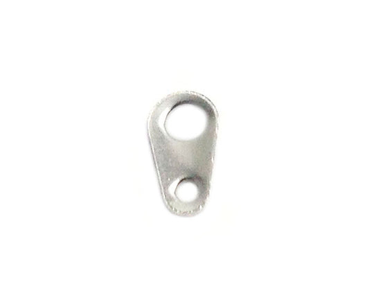 Attaches ovales argentées - 3x6 mm - x 100  Ma Boutique de Perles