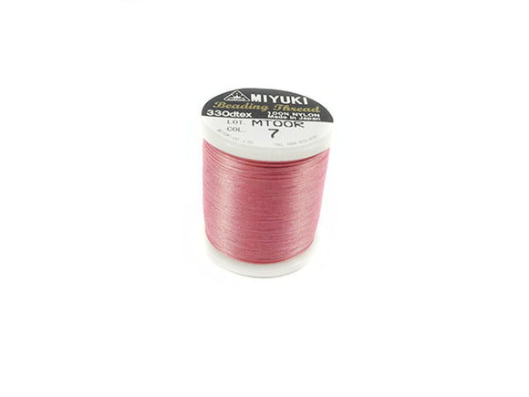 Fil nylon Miyuki - Rose - 0,25 mm - x 50 m