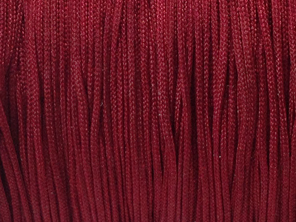 Fil de jade tressé - Rouge foncé - 0,4 mm - x 4 mètres  Ma Boutique de Perles