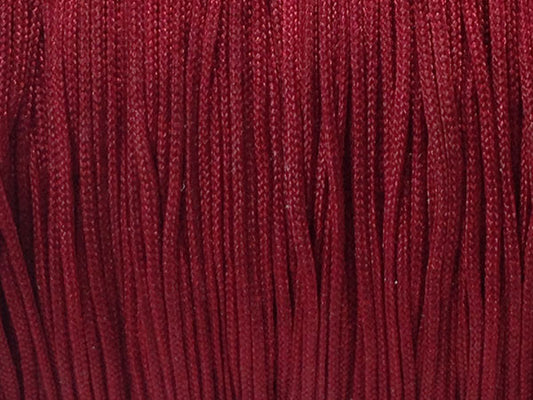 Fil de jade tressé - Rouge foncé - 0,4 mm - x 4 mètres  Ma Boutique de Perles