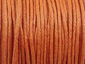 Coton ciré - Orange - 1 mm - x 5 m