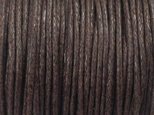 Coton ciré - Marron - 1 mm - x 5 m