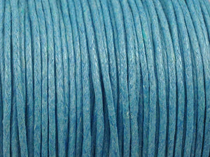 Coton ciré - Turquoise - 1 mm - x 5 m
