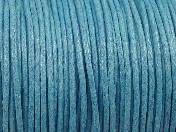 Coton ciré - Turquoise - 1 mm - x 5 m