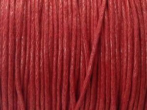 Coton ciré - Rouge - 1 mm - x5m