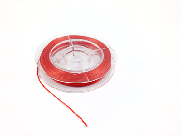 Fil élastique 0,8 mm - Rouge - x 10 m