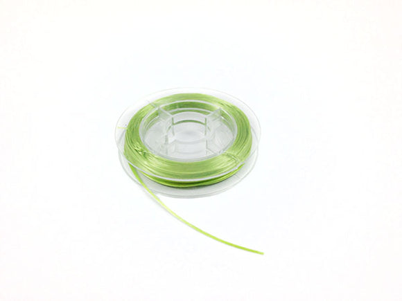 Fil élastique 0,8 mm - Vert pomme - x 10 m