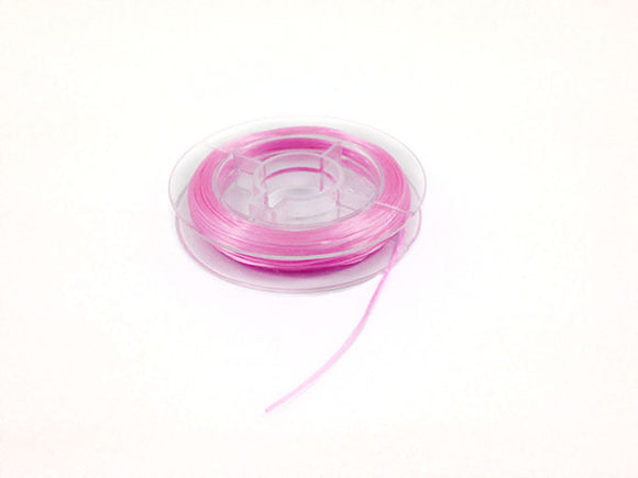 Fil élastique 0,8 mm - Rose - x 10 m