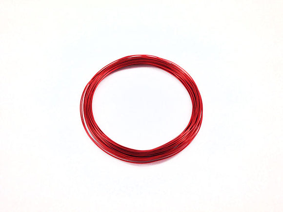 Fil Aluminium - Rouge - 0,8 mm - X 10 m
