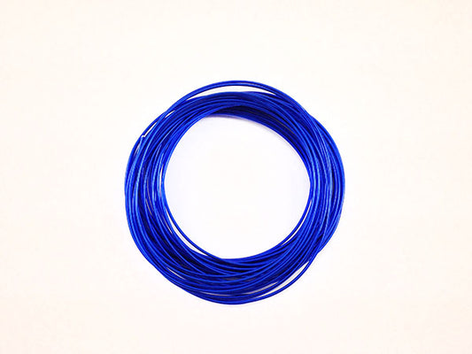 Fil Aluminium - Bleu - 1,5 mm - X 10 m  Ma Boutique de Perles