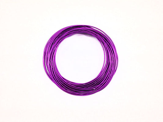 Fil Aluminium - Violet - 1,5 mm - X 10 m  Ma Boutique de Perles
